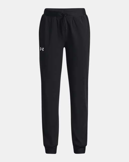 Details about   Under Armour Youth Small Girls Fleece Lined Joggers Black Gray Camo Pattern New 
